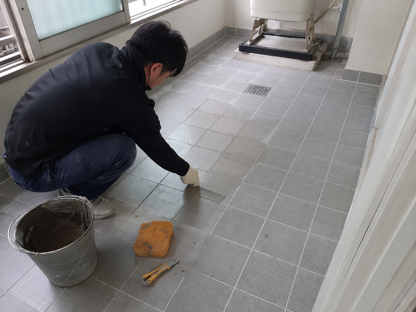 작업 전후 확인 관리 전경